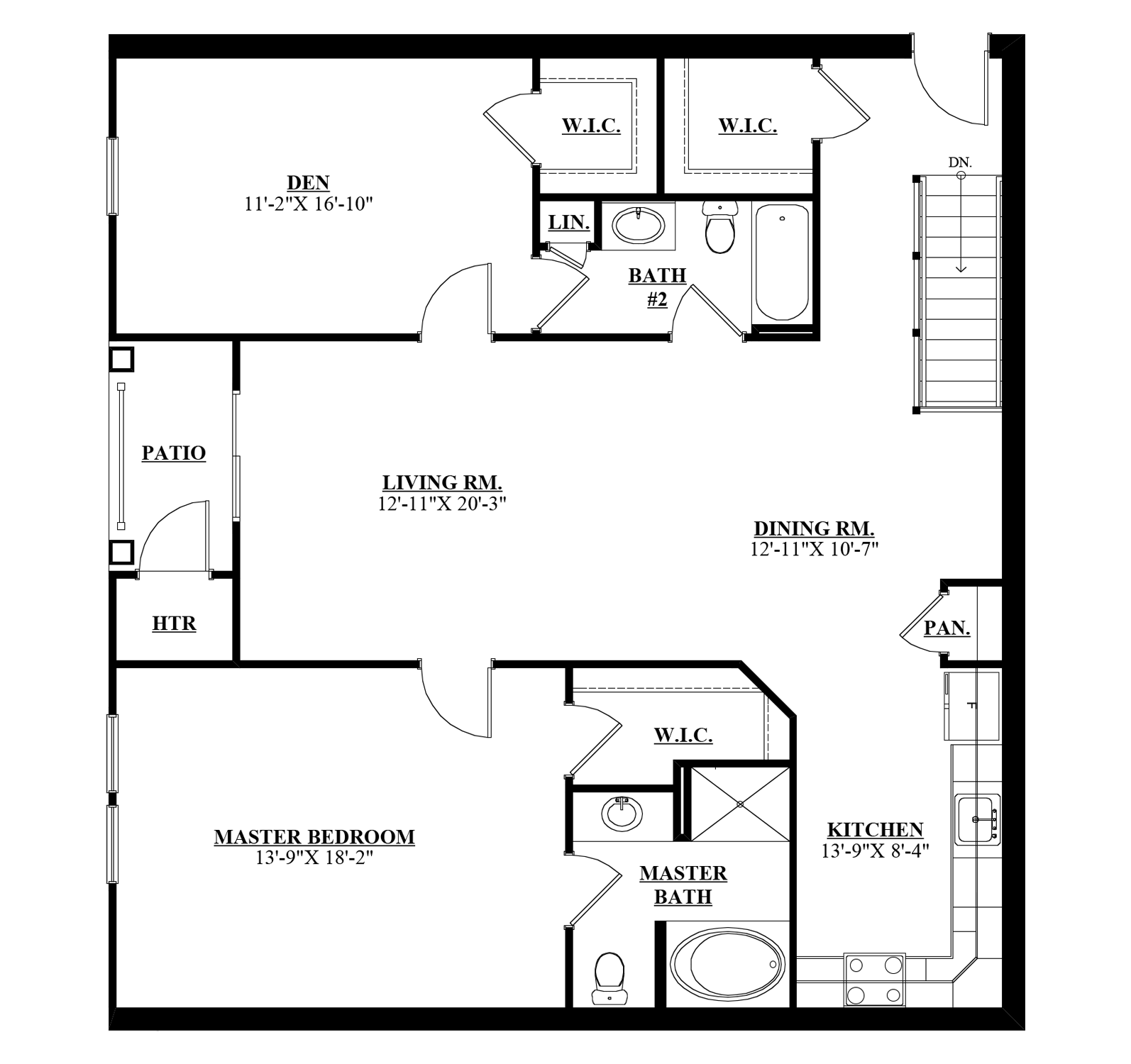 Bayerd floorplan first floor