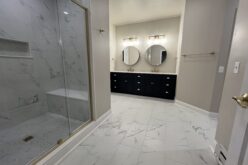 Lower Level Bath View Entering from Family Room
