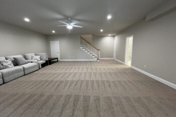 Lower Level Family Room View From Sliding Door